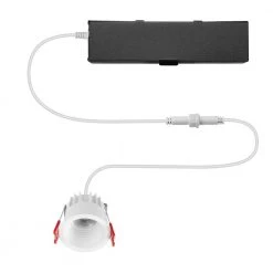 Commercial Electric 2 in. White True Baffle LED Integrated Trimless Recessed Lighting Kit 12 Commercial Electric 2 in. White True Baffle LED Integrated Trimless Recessed Lighting Kit -Commercial Electric Sales commercial electric recessed lighting kits 91502 40 1000