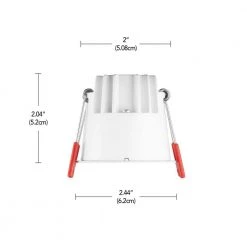 Commercial Electric 2 in. White True Baffle LED Integrated Trimless Recessed Lighting Kit 16 Commercial Electric 2 in. White True Baffle LED Integrated Trimless Recessed Lighting Kit -Commercial Electric Sales commercial electric recessed lighting kits 91502 44 1000