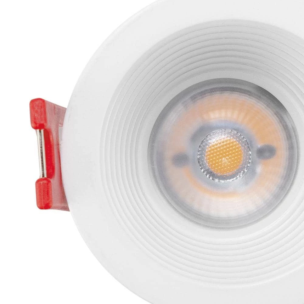 Commercial Electric 2 in. White True Baffle LED Integrated Trimless Recessed Lighting Kit 7 Commercial Electric 2 in. White True Baffle LED Integrated Trimless Recessed Lighting Kit - Image 5