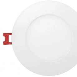 Commercial Electric 4 in. White Flush Round Wet Rated LED Integrated Recessed Lighting Kit (6-Pack) 11 Commercial Electric 4 in. White Flush Round Wet Rated LED Integrated Recessed Lighting Kit (6-Pack) -Commercial Electric Sales commercial electric recessed lighting kits 91514 4f 1000