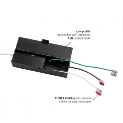 Commercial Electric 2 in. White Gimble LED Integrated Trimless Recessed Lighting Kit -Commercial Electric Sales commercial electric recessed lighting kits 91578 1f 1000