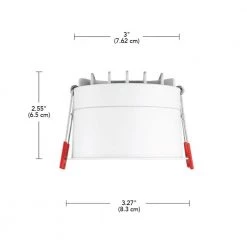 Commercial Electric 3 in. White Interchangeable Trim LED Integrated Trimless Recessed Lighting Kit -Commercial Electric Sales commercial electric recessed lighting kits 91581 fa 1000