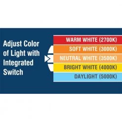 Commercial Electric Easy-Up 4 in. D Baffle Color Selectable Canless LED Recessed Kit -Commercial Electric Sales commercial electric recessed lighting kits cer407943ak50wh 1d 1000