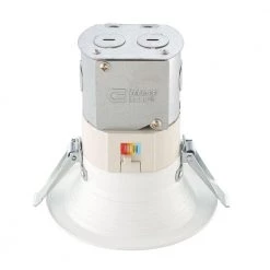 Commercial Electric Easy-Up 4 in. D Baffle Color Selectable Canless LED Recessed Kit -Commercial Electric Sales commercial electric recessed lighting kits cer407943ak50wh 77 1000