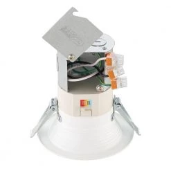 Commercial Electric Easy-Up 4 in. D Baffle Color Selectable Canless LED Recessed Kit -Commercial Electric Sales commercial electric recessed lighting kits cer407943ak50wh a0 1000