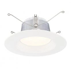 Commercial Electric 6 in. White Integrated LED Recessed Trim Kit (4-Pack) -Commercial Electric Sales commercial electric recessed lighting kits cer6cp6743b 4pk 1d 1000