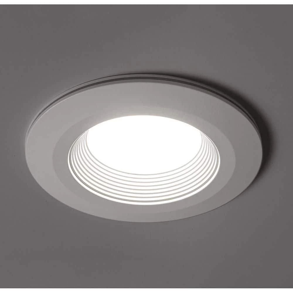 Commercial Electric 6 in. Color Selectable CCT Integrated LED Recessed Light Trim with Night Light Feature Downlight 670 Lumens (12-Pack) 11 Commercial Electric 6 in. Color Selectable CCT Integrated LED Recessed Light Trim with Night Light Feature Downlight 670 Lumens (12-Pack) - Image 9