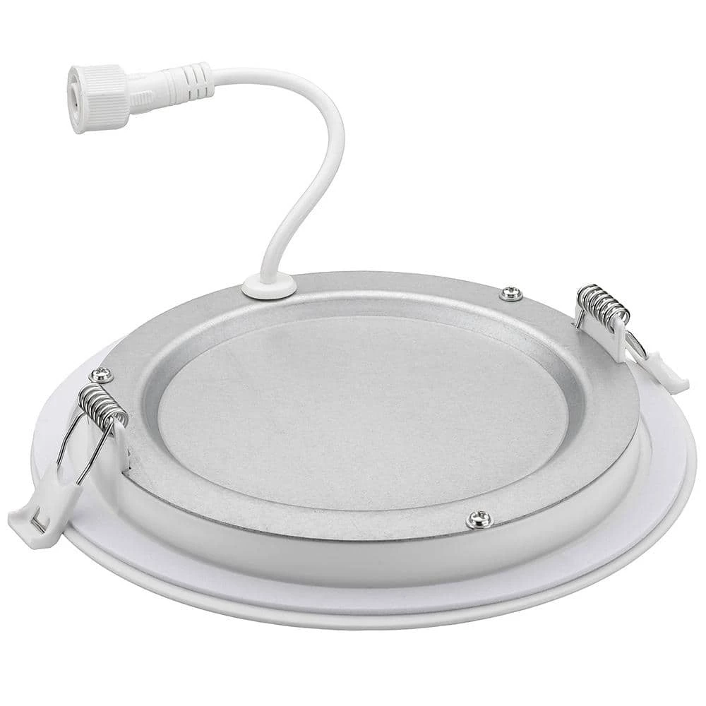 Commercial Electric Ultra Slim 6 in. Canless Color Selectable CCT Integrated LED Recessed Light Trim Downlight 900 Lumens (12-Pack) 5 Commercial Electric Ultra Slim 6 in. Canless Color Selectable CCT Integrated LED Recessed Light Trim Downlight 900 Lumens (12-Pack) - Image 3