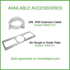 Commercial Electric Ultra-Slim 6 in. Canless Selectable CCT Integrated LED Recessed Light Trim Downlight Wet Rated 900 Lumens (12-Pack) 21 Commercial Electric Ultra-Slim 6 in. Canless Selectable CCT Integrated LED Recessed Light Trim Downlight Wet Rated 900 Lumens (12-Pack) -Commercial Electric Sales commercial electric recessed lighting trims 53807101 a 12pk 1f 1000