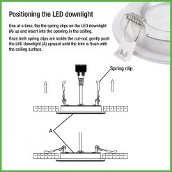 Commercial Electric Ultra-Slim 6 in. Canless Selectable CCT Integrated LED Recessed Light Trim Downlight Wet Rated 900 Lumens (12-Pack) 18 Commercial Electric Ultra-Slim 6 in. Canless Selectable CCT Integrated LED Recessed Light Trim Downlight Wet Rated 900 Lumens (12-Pack) -Commercial Electric Sales commercial electric recessed lighting trims 53807101 a 12pk 66 1000