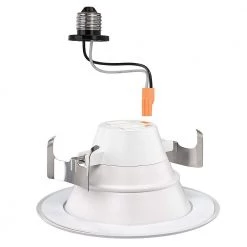 Commercial Electric 6 in. Selectable Integrated LED Recessed Trim Downlight 30 Configurations in 1 Fixture High Ceiling Output T20 Compliant -Commercial Electric Sales commercial electric recessed lighting trims 53820101 1f 1000