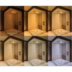 Commercial Electric Ultra Slim 3 in. Color Selectable CCT Canless Integrated LED Recessed Light Trim with Night Light Feature (12-Pack) -Commercial Electric Sales commercial electric recessed lighting trims 53826101 12pk 1f 1000