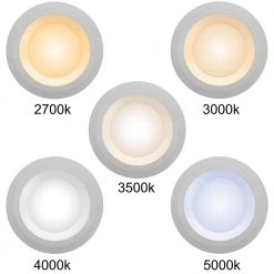 Commercial Electric Ultra Slim 3 in. Color Selectable CCT Canless Integrated LED Recessed Light Trim with Night Light Feature (12-Pack) -Commercial Electric Sales commercial electric recessed lighting trims 53826101 12pk a0 1000