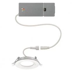 Commercial Electric Ultra Slim 3 in. Canless Adjustable Color Temperature Integrated LED Recessed Light Trim with Night Light (24-Pack) -Commercial Electric Sales commercial electric recessed lighting trims 53826101 24pk 40 1000