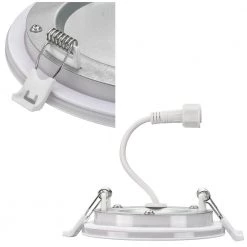 Commercial Electric Ultra Slim 3 in. Canless Adjustable Color Temperature Integrated LED Recessed Light Trim with Night Light (24-Pack) -Commercial Electric Sales commercial electric recessed lighting trims 53826101 24pk c3 1000