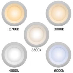 Commercial Electric Ultra Slim 4 in. Canless Selectable CCT Integrated LED Recessed Light Trim with Night Light Feature 650 Lumens (8-Pack) -Commercial Electric Sales commercial electric recessed lighting trims 53827101 8pk a0 1000