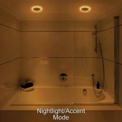 Commercial Electric Ultra Slim 4 in. Canless Selectable CCT Integrated LED Recessed Light Trim with Night Light Feature 650 Lumens (8-Pack) -Commercial Electric Sales commercial electric recessed lighting trims 53827101 8pk e1 1000