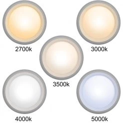 Commercial Electric Ultra Slim 8 in. Canless Selectable CCT Integrated LED Recessed Light Trim with Night Light Feature 1800 Lumens -Commercial Electric Sales commercial electric recessed lighting trims 53829101 1d 1000