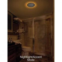 Commercial Electric Ultra Slim 8 in. Canless Selectable CCT Integrated LED Recessed Light Trim with Night Light Feature 1800 Lumens (4-Pack) -Commercial Electric Sales commercial electric recessed lighting trims 53829101 4pk 44 1000