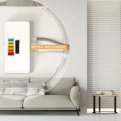 Commercial Electric 4 in. Selectable CCT Integrated LED Retrofit Ultra-Slim White Recessed Light Trim -Commercial Electric Sales commercial electric recessed lighting trims 91846 1f 1000