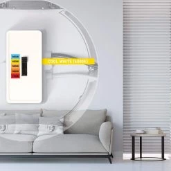 Commercial Electric 4 in. Selectable CCT Integrated LED Retrofit Ultra-Slim White Recessed Light Trim -Commercial Electric Sales commercial electric recessed lighting trims 91846 4f 1000