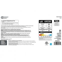 Commercial Electric 4 in. New Construction or Remodel White Dimmable LED Recessed Trim with Adjustable Color Changing Technology (4-Pack) -Commercial Electric Sales commercial electric recessed lighting trims ns01da09er2 259 44 1000