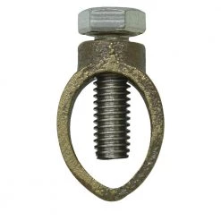 Commercial Electric 1/2 in.- 3/4 in. Ground Rod Clamp for #10 SOL - 1/0 STR Wire