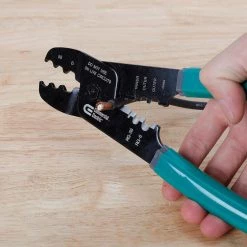 Commercial Electric Coaxial Cable Strip and Crimp Tool -Commercial Electric Sales commercial electric wire strippers ce70803 1f 1000