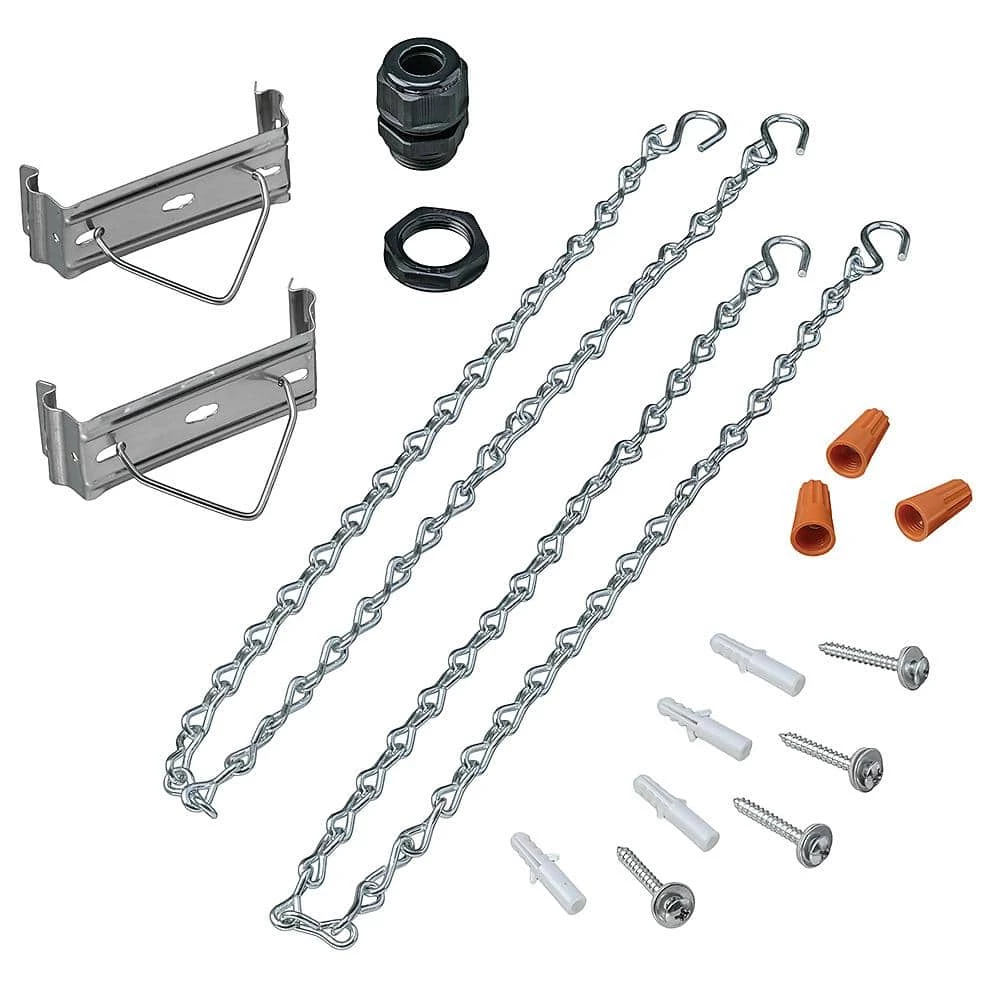 Commercial Electric Vapor Tight 4 ft. 3600 Lumens Integrated LED Gray Wraparound Light 4000K Bright White Multi-Volt (4-Pack) 10 Commercial Electric Vapor Tight 4 ft. 3600 Lumens Integrated LED Gray Wraparound Light 4000K Bright White Multi-Volt (4-Pack) - Image 8