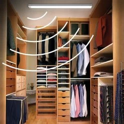 Commercial Electric 4 ft. 3600 Lumens Integrated LED White Low Profile Wraparound Light with PIR Motion Sensor, 4000K Bright White (4-Pack) 19 Commercial Electric 4 ft. 3600 Lumens Integrated LED White Low Profile Wraparound Light with PIR Motion Sensor, 4000K Bright White (4-Pack) -Commercial Electric Sales commercial electric wraparound lights 56513241 4pk 1f 1000