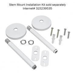 Commercial Electric 4 ft. 5000 Lumens Direct Indirect Commercial Integrated LED White Wraparound Light with Uplight Feature 4000K (4-Pack) -Commercial Electric Sales commercial electric wraparound lights 56567142 4pk fa 1000