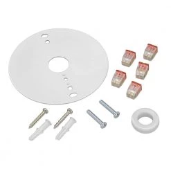 Commercial Electric Ultra Low Profile 4 ft. High Output 5500 Lumens Integrated LED Dimmable White Wraparound Light 4000K Bright White -Commercial Electric Sales commercial electric wraparound lights 56802141 1f 1000