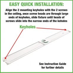 Commercial Electric 42 in. Low Profile Quick Install Garage Light Laundry Room Basement Integrated LED White Wraparound Light 3400 Lumens -Commercial Electric Sales commercial electric wraparound lights 568041411 1d 1000