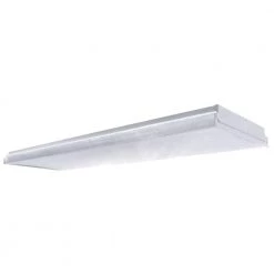 Commercial Electric 4 ft. 8000 Lumens Integrated LED White Wrap Light, 4000K