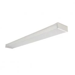 Commercial Electric 4 ft. 120-Volt 3800 Lumens White Integrated LED Wraparound Light with Prismatic Lens -Commercial Electric Sales commercial electric wraparound lights wr4840k30lpl 44 1000