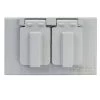 Commercial Electric Gray 1-Gang Duplex Weatherproof Outlet Cover