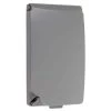Commercial Electric Gray 1-Gang Horizontal/Vertical Weatherproof Universal Device Cover -Commercial Electric Sales gray commercial electric covers wcfv1g 64 1000