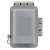 Commercial Electric Gray 1-Gang Extra-Duty Non-Metallic While-In-Use Weatherproof Horizontal/Vertical Receptacle Cover