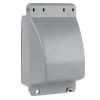 Commercial Electric Gray 1-Gang Extra Duty While-In-Use Weatherproof Vertical Receptacle Cover -Commercial Electric Sales gray commercial electric covers wcwv1g 64 1000