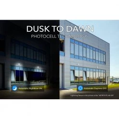 Commercial Electric 600-Watt Equivalent Integrated LED Gray Dusk to Dawn Area Light and Flood Light with 9000 Lumens Outdoor Light 18 Commercial Electric 600-Watt Equivalent Integrated LED Gray Dusk to Dawn Area Light and Flood Light with 9000 Lumens Outdoor Light -Commercial Electric Sales gray commercial electric parking lot lights astr75 pc 4k gr 1d 1000