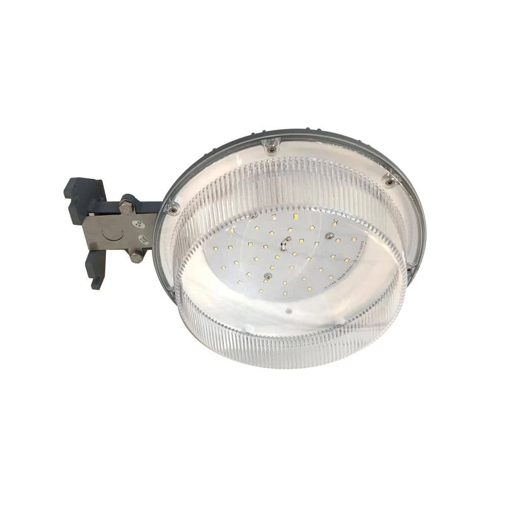 Commercial Electric 46-Watt Gray Outdoor Integrated LED Area Light Wall/Pole Mountable with Dusk to Dawn Control 6 Commercial Electric 46-Watt Gray Outdoor Integrated LED Area Light Wall/Pole Mountable with Dusk to Dawn Control - Image 4