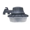 Commercial Electric 46-Watt Gray Outdoor Integrated LED Area Light Wall/Pole Mountable with Dusk to Dawn Control