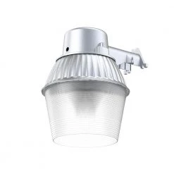 Commercial Electric High-Performance 200-Watt Equivalent, 3300 Lumens LED Gray Dusk to Dawn Outdoor Area Light and Flood Light