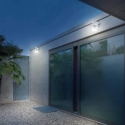 Commercial Electric High-Performance 200-Watt Equivalent, 3300 Lumens LED Gray Dusk to Dawn Outdoor Area Light and Flood Light -Commercial Electric Sales gray commercial electric parking lot lights led29 pc gr c3 1000