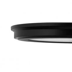 Commercial Electric 13 in. Matte Black Selectable LED Flush Mount -Commercial Electric Sales matte black commercial electric flush mount lights jju3011l 2 mb 40 1000