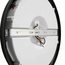 Commercial Electric 13 in. Matte Black Selectable LED Flush Mount -Commercial Electric Sales matte black commercial electric flush mount lights jju3011l 2 mb a0 1000