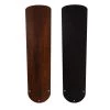 Commercial Electric Matte Black/Wenge Wood Reversible Replacement Fan Blades (5-Pack) for 52 in. Ceiling Fans -Commercial Electric Sales matte black wenge wood commercial electric ceiling fan blades 813442 64 1000