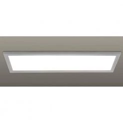 Commercial Electric 48 in. x 15 in. Low Profile Matte White Color Selectable LED Flush Mount Ceiling Light w/Night Light Feature Dimmable -Commercial Electric Sales matte white 4x15 commercial electric flush mount lights 56702112 44 1000