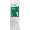 Commercial Electric 8 in. Cable Tie, Natural (100-Pack)
