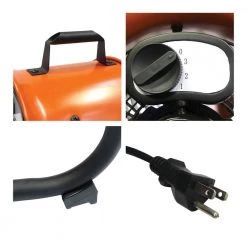 Commercial Electric 10 in. High Velocity Mini Turbo Floor Fan 11 Commercial Electric 10 in. High Velocity Mini Turbo Floor Fan -Commercial Electric Sales orange commercial electric floor fans hvff10ce 1f 1000